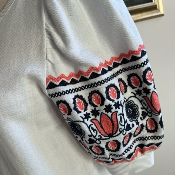 Loft dress with embroidered sleeves - Picture 2 of 3